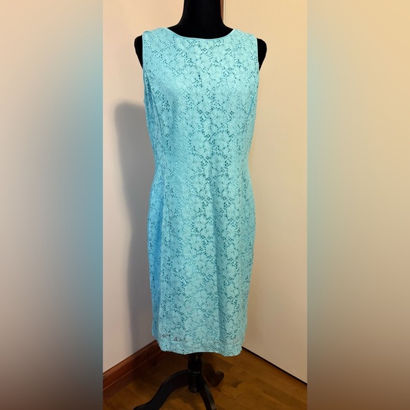 Lauren Ralph Lauren Dresses & Skirts - Lauren Ralph Lauren Turquoise colour Lace Dress